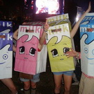 Blur fans, Glastonbury Blur fans, Glastonbury