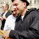 Paul, Eslam, Damon with gifts