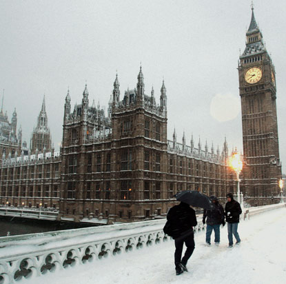 London snow