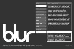 Дизайн blur.co.uk - 2003