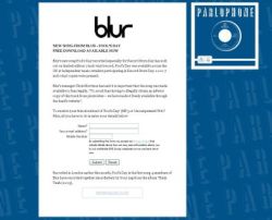 Дизайн blur.co.uk - 2010