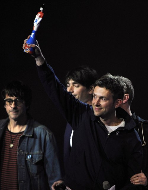 Blur на Brit Awards 21 февраля 2012 года